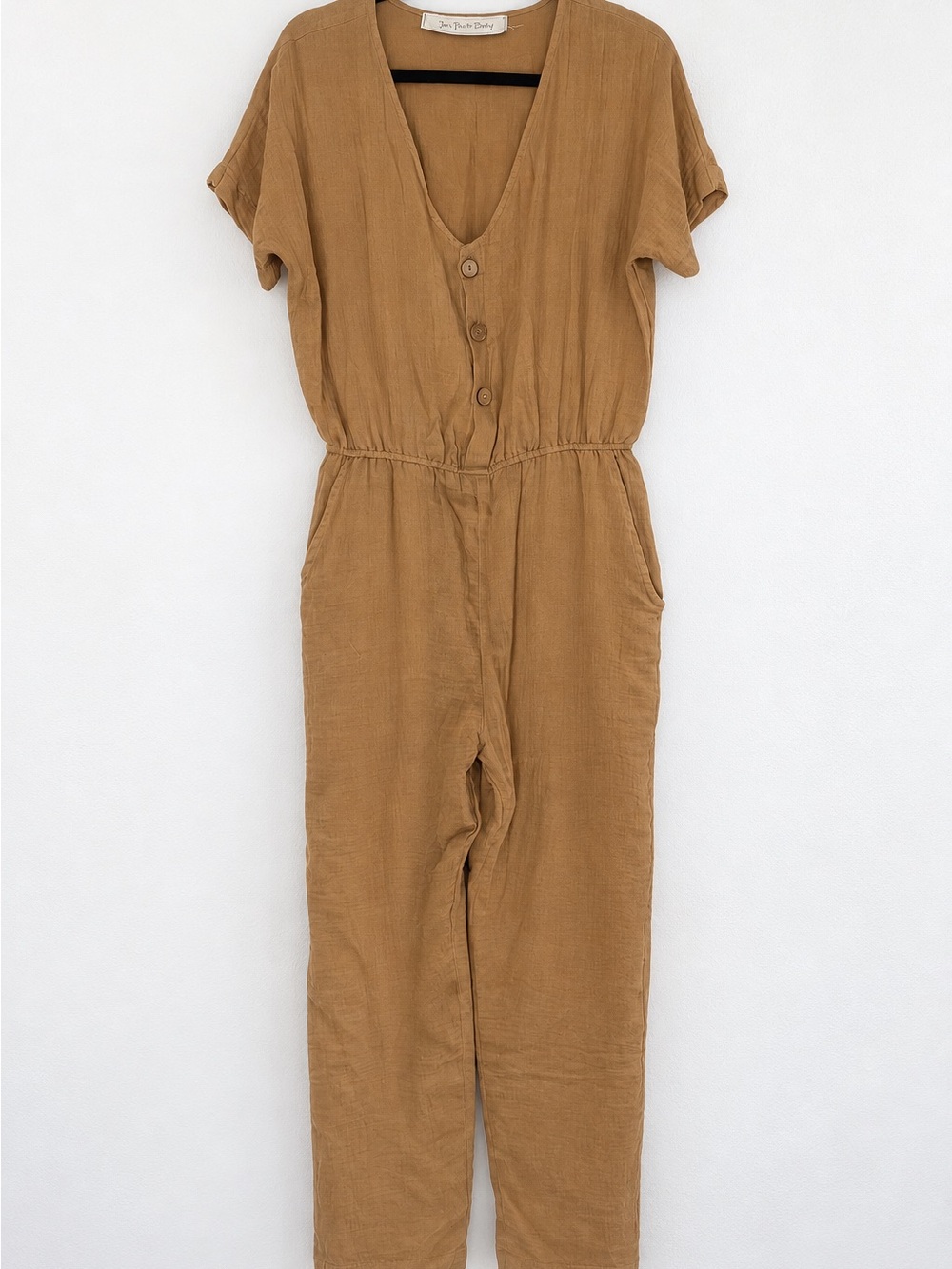Jen's Pirate Booty Short Sleeve Button Jumpsuit